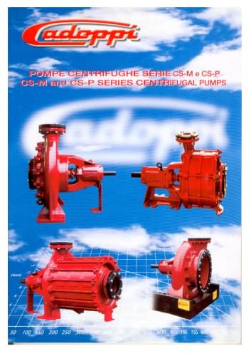 CATALOGUE PUMPS CS-M CS-P     