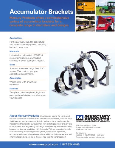 Accumulator Brackets