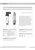 SMP131-TLD(H) Compact gauge pressure sensor