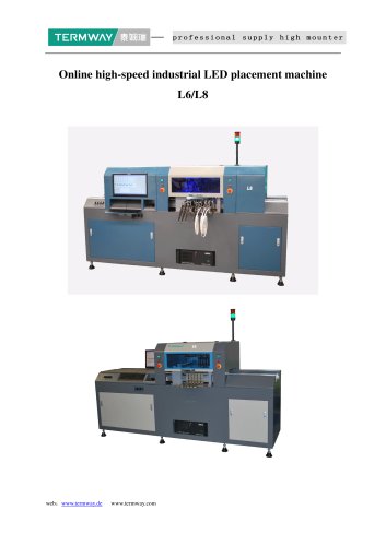 New launched LED pick and place machine L6 torch SMT