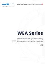 WEA Series (IE2) High Efficiency Three Phase Asynchronous Induction Aluminum Motors