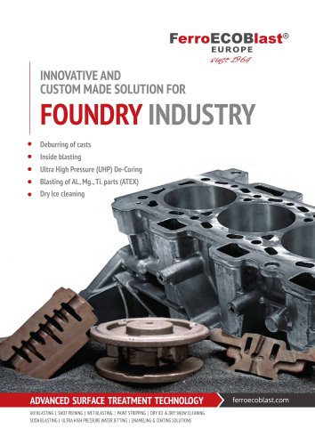 Solutions for Foundry industry