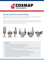 Machines for manual finishing