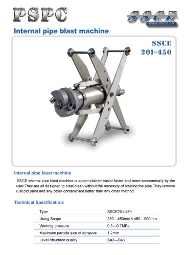 sandblasting machine SSCE 201/450