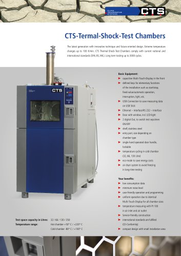 CTS Shocktest cabinet