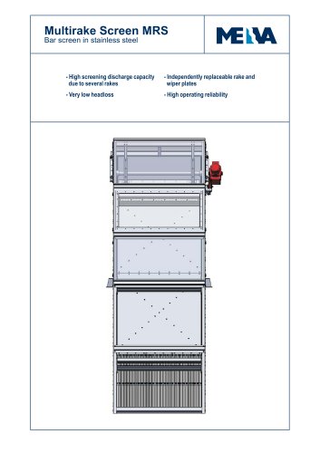 Multirake Screen MRS Bar screen in stainless steel