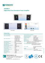 PA460Bi-C Digital Real Time Simulation Power Amplifier  Datasheet_EN_2026 V2