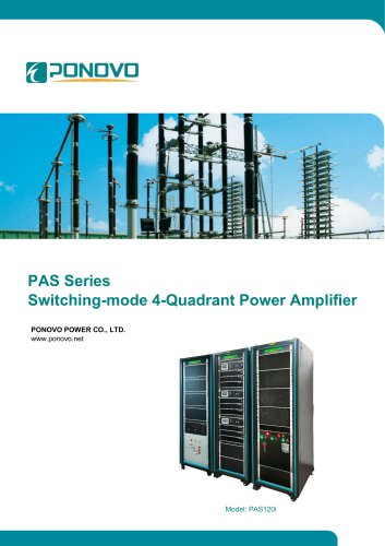 PAS Series(standard) Switching-mode 4-Quadrant power amplifier Brochure_EN_2025 V2.pdf