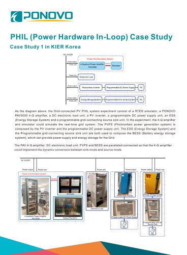 PHIL System (Power Hardware In-Loop System) Case Study Brochure_EN_2022 V1