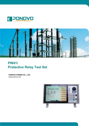 PW41i (Advanced)  Protective Relay Test Set Datasheet_EN_2026 V1