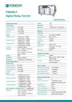 PW636i-F Digital Relay Test Kit