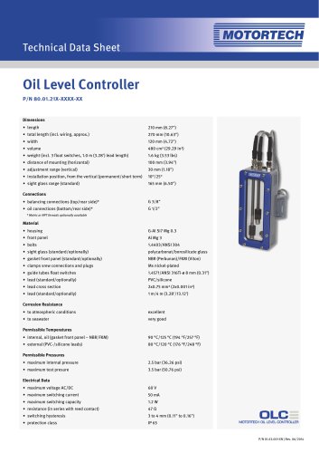 OLC - Oil Level Controller