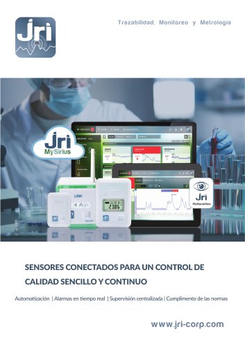 JRI MySirius : Sensores conectados para un control de calidad sencillo y continuo