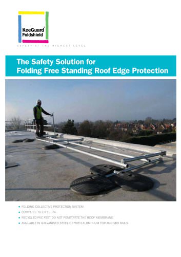 Folding Free Standing Roof Edge Protection