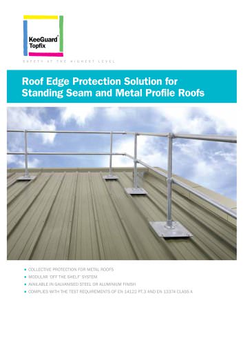 Roof Edge Protection for Metal Roofs