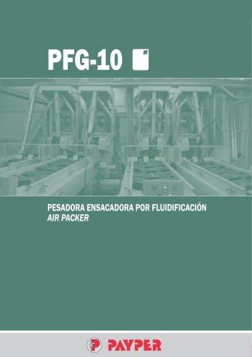 PFG-10. Pesadora ensacadora por fluidificación.