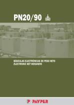 PN 20/90. Básculas electrónicas de peso neto. - 1