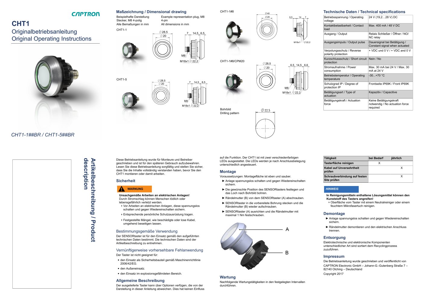 CHT1 - CAPTRON