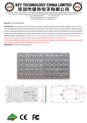 K-TEK-D85KP-50-ML