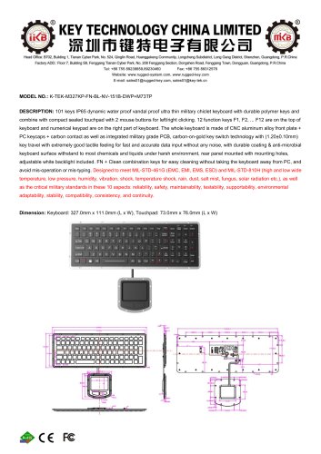 K-TEK-M327KP-FN-BL-NV-151B-DWP+M73TP