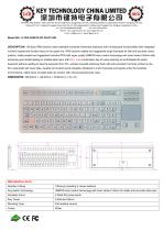 medical keyboard K-TEK-D399TP-KP-FN-DT-SW
