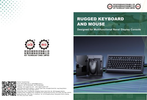 Rugged Keyboard for Naval Display Console-2026