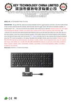 Rugged Keyboard K-TEK-M340KP-FN-BL-FC-KC-ML