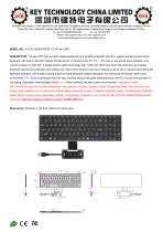 Scissor Switch Keyboard K-TEK-V340KP-FN-BL-FC-SC-ML-DWP