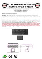 Silicone Rubber Keyboard K-TEK-K-TEK-M386KP-FN-BL-ML+M127TP