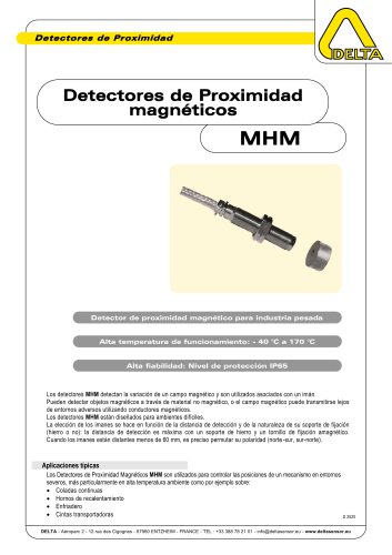 Detectores de Proximidad magnéticos MHM