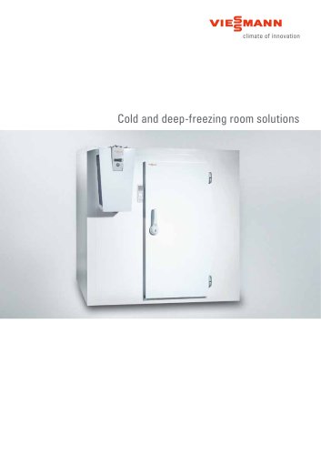 Cold and deep-freezing room solutions