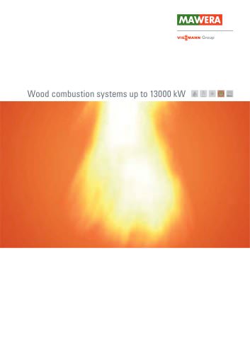 Wood combustion systems up to 13 000 kW