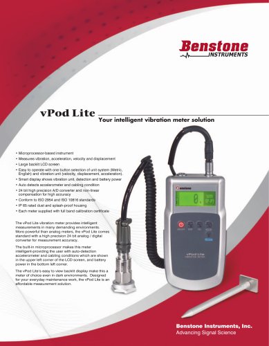 vPod Lite datasheet