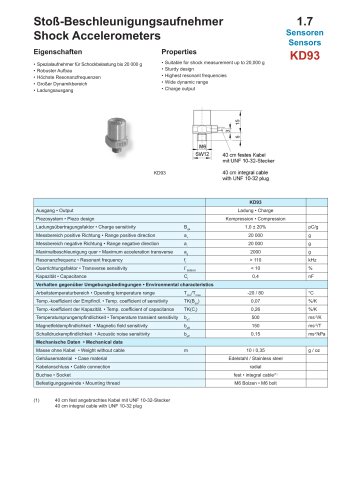 Shock Accelerometer