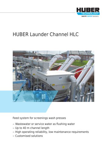 HUBER Launder Channel HLC