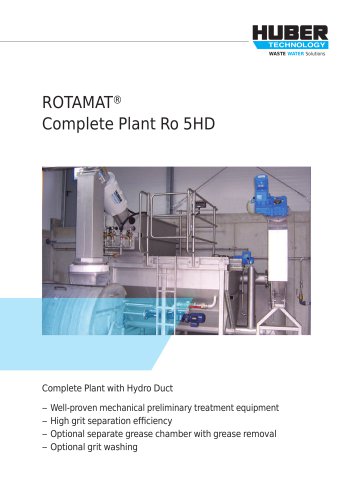 ROTAMAT® Complete Plant with Hydro-Duct Ro 5HD