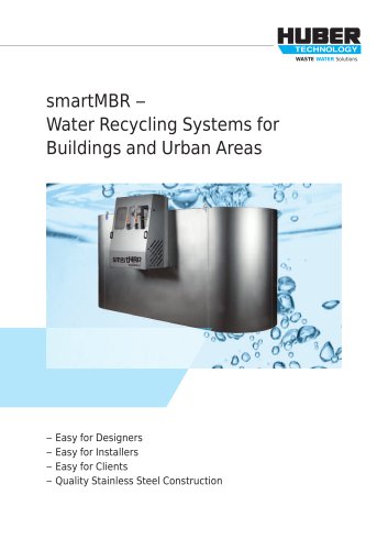 smartMBR ? Water recycling for a better tomorrow