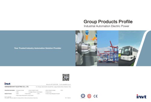 Group Products Profile Industrial Automation Electric Power