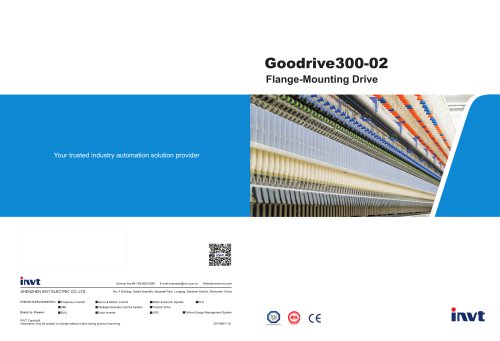 INVT GD300-02 Series Low&Medium Voltage Inverter Product Manual