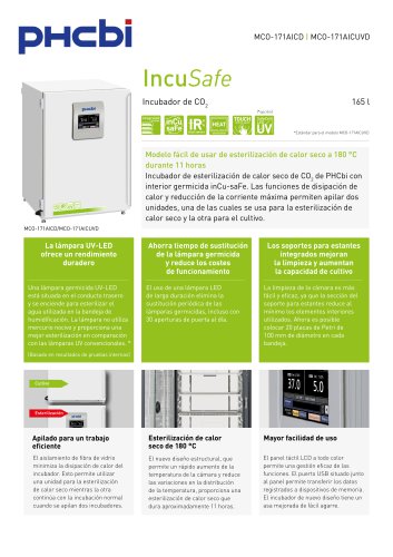 MCO-171AICD-PE - MCO-171AICUVD - Estufa de incubación de CO2