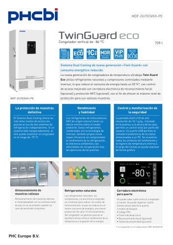 MDF-703VXH-PE Productsheet