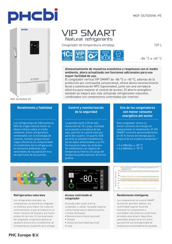 MDF-DU703VHE-PE - Congeladores ULT VIP ECO SMART (–86 °C)