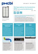 MPR-S500(R)H-PE - Refrigeradores farmacéuticos con puerta deslizante MPR-1