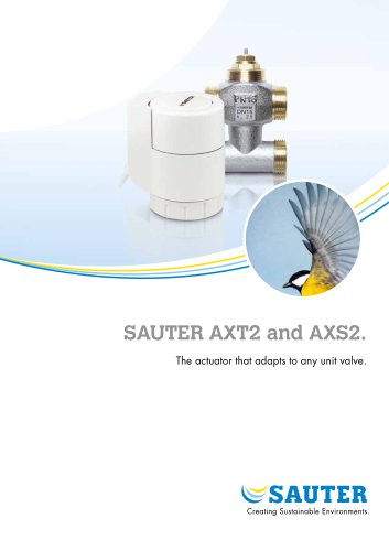 SAUTER AXT2 and AXS2.