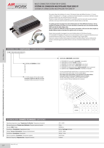 SM MULTI CONNECTOR SYSTEM FOR VY SERIES