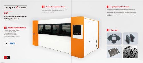 Fully enclosed fiber laser cuttingmachine
