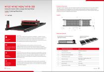 Golden Laser Gantry Type Fiber Laser Cutting H16 H24 with Large Format for Metal Sheet