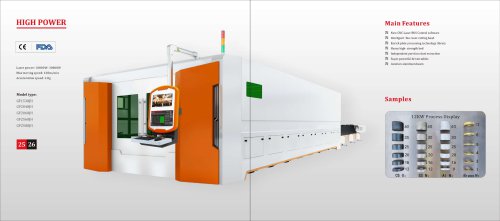 high power fiber laser cutting machine