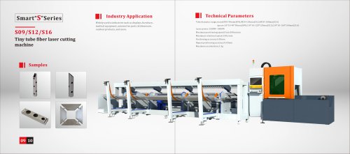 Tiny tube fiber laser cutting machine S09 S12 S16