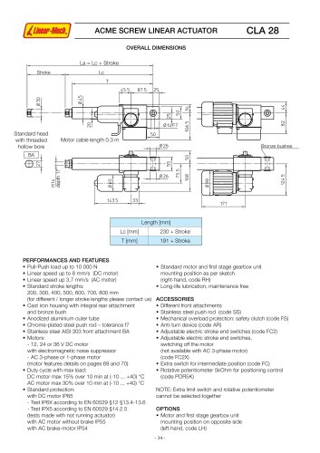 CLA28 - CLA28T Catalog